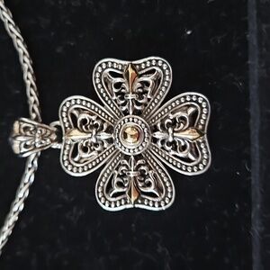 Effy 18k And Sterling Necklace 20" NWT